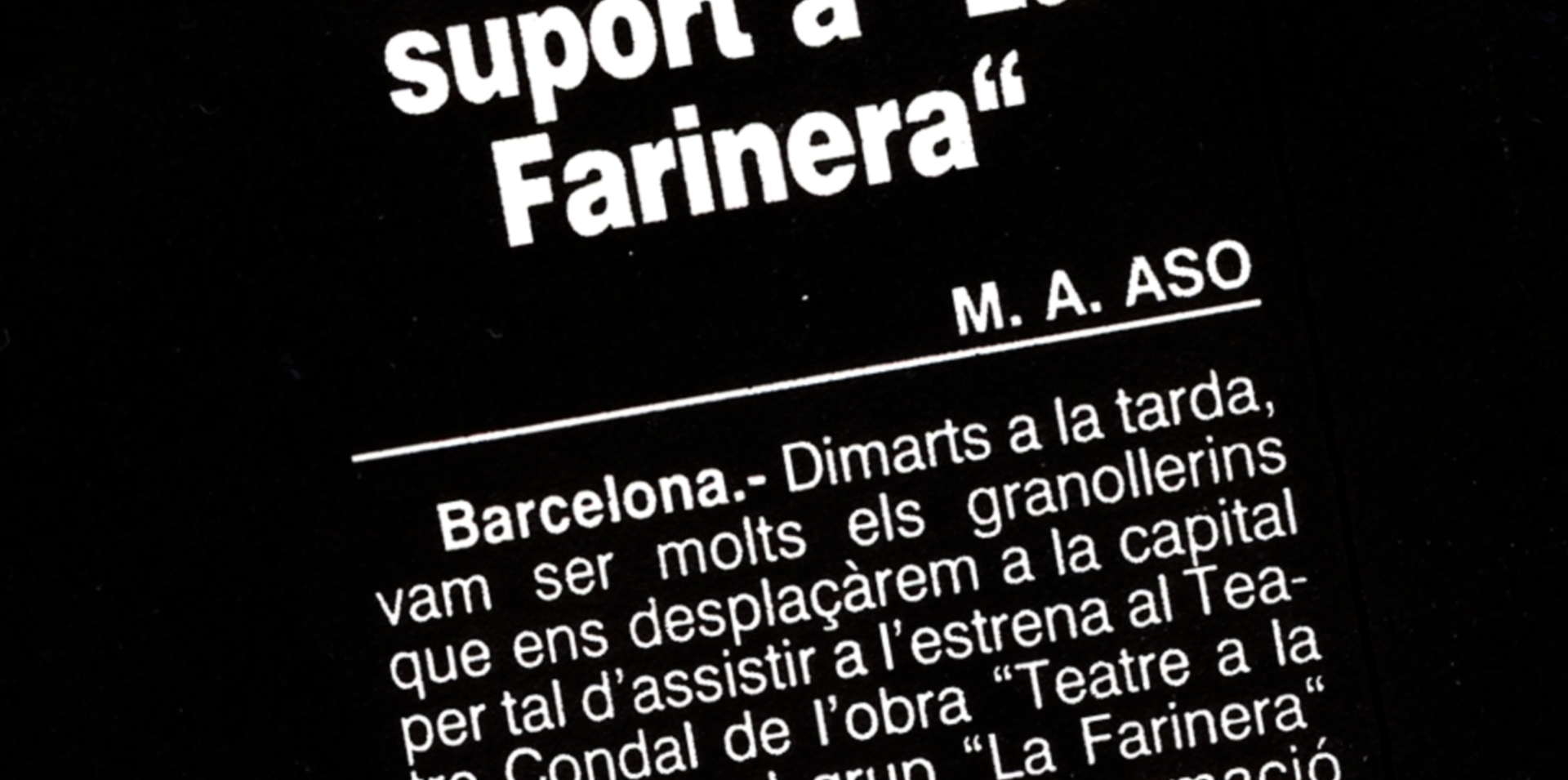 Imatge de l’arxiu de La Farinera